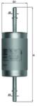 MAHLE Filtru Combustibil Kl181 Ford C-Max/C-Max Ii/Focus I/Focus Ii/Mondeo V (KL181)
