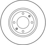 TRW Disc Frana Df1220 Citroën Berlingo / Berlingo First/Berlingo / Berlingo First (