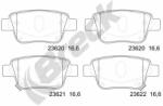 BRECK Set Placute Frana, Frana Disc 236200070210 Toyota Alphard / Vellfire/Avensis