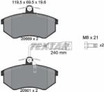 TEXTAR Set Placute Frana, Frana Disc 2066922 Audi 100 C3/200 C2/200 C3/80 B3/90 B3