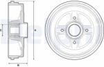 DELPHI Tambur Frana Bfr496 Renault Clio Iii/Modus / Modus (BFR496)