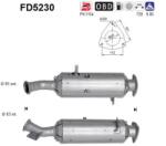 AS Filtru Funingine/Particule, Sist. De Esapament Fd5230 Iveco Daily Vi (FD5230)