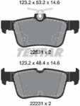 TEXTAR Set Placute Frana, Frana Disc 2253105 Ford Galaxy Iii/Galaxy Mk Iii/Kuga Ii/S-Max