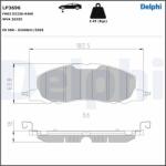 DELPHI Set Placute Frana, Frana Disc Lp3696 Ford Usa Explorer