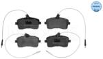 MEYLE Set Placute Frana, Frana Disc Punte Fata 0252413418/W Peugeot 407 (0252413418/W)