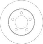 TRW Disc Frana Df2816S Nissan Nv400 Opel Movano B Renault Master Iii