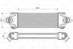 VALEO Intercooler, Compresor 818550 Ford Transit/Transit Tourneo
