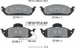 TEXTAR Set Placute Frana, Frana Disc 2319303 Mercedes-Benz M-Class