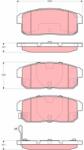 TRW Set Placute Frana, Frana Disc Gdb3357 Infiniti I35 Mazda Rx-8 Nissan Altima (GDB3357)