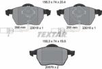 TEXTAR Set Placute Frana, Frana Disc 2301802 Audi A4 B5/A4 B6/A4 B7/A6 C5/A6 C6 (2301802)