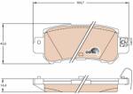 TRW Set Placute Frana, Frana Disc Gdb3539 Mazda Cx-3/Cx-5