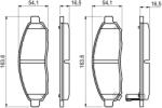 Bosch Set Placute Frana, Frana Disc 0986494151 Nissan Leaf/Navara Np300/Nv200/Serena (0986494151)