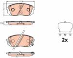 TRW Set Placute Frana, Frana Disc Gdb3640 Hyundai I40 I/I40 I Cw/I40 I Kombi