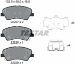 TEXTAR Set Placute Frana, Frana Disc 2222701 Hyundai Bayon/I20 Iii Kia Rio Iii/Rio Iv