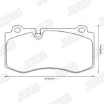 JURID Set Placute Frana, Frana Disc 573178Jc Mercedes-Benz Cls/E-Class/E-Class T-Model (573178JC)