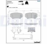 DELPHI Set Placute Frana, Frana Disc Lp5056Ev Mercedes-Benz Eqe/Eqs