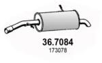 ASSO Toba Esapament Finala 36.7084 Peugeot 207