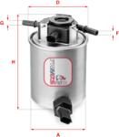 SOFIMA Filtru Combustibil S4020Nr Infiniti Fx/Q70/Qx50 I/Qx70