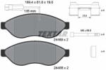TEXTAR Set Placute Frana, Frana Disc 2446901 Citroën Jumper Ii Fiat Ducato Opel Movano C