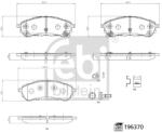 Febi Bilstein Set Placute Frana, Frana Disc Puntea Spate 196370 Ford Ranger