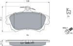 Bosch Set Placute Frana, Frana Disc 0986424541 Mitsubishi Carisma/Colt Czc Vi/Colt Vi