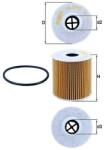 MAHLE Filtru Ulei Ox339/2D Citroën Berlingo/Berlingo / Berlingo First/C-Crosser/C2/C4