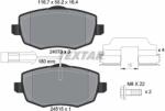 TEXTAR Set Placute Frana, Frana Disc 2407303 Lancia Ypsilon (2407303)