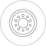 TRW Disc Frana Df6837S Jeep Cherokee