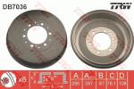 TRW Tambur Frana Db7036 Toyota Fortuner/Hilux Vi Pick-Up/Hilux Vii/Hilux Vii Pick-Up