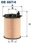 FILTRON Filtru Ulei Oe667/4 Citroën Berlingo/Berlingo Multispace/C-Elysee/C3 Aircross Ii