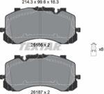 TEXTAR Set Placute Frana, Frana Disc 2618601 Bentley Bentayga (2618601)
