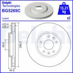DELPHI Disc Frana Bg5269C Renault Arkana I (BG5269C)
