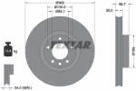 TEXTAR Disc Frana 92262705 Porsche Cayenne Vw Touareg