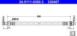 ATE Furtun Frana 24.5111-0300.3 Dacia Logan/Logan Pick-Up/Sandero Renault 21/Express