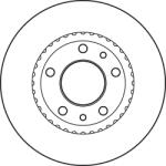 TRW Disc Frana Df4836S Kia Carnival I/Carnival Ii