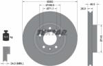 TEXTAR Disc Frana 92267203 Citroën Berlingo/C4 Picasso Ii/C4 Spacetourer Fiat Doblo