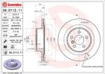 BREMBO Disc Frana 09. D112.11 Bmw 2/3/3 Touring/4/4 Gran Bmw (Brilliance) 3 Series