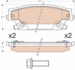 TRW Set Placute Frana, Frana Disc Gdb4452 Cadillac Srx Cadillac (Sgm) Sls