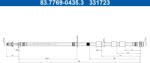 ATE Furtun Frana 83.7769-0435.3 Ford Ecosport (83.7769-0435.3)