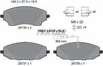TEXTAR Set Placute Frana, Frana Disc 2673601 Fiat Ducato (2673601)