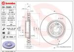 BREMBO Disc Frana 09. D985.11 Mercedes-Benz A-Class/B-Class/Cla/Cla Shooting Brake/Gla