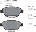 TEXTAR Set Placute Frana, Frana Disc 2397903 Citroën Nemo Fiat 500/Fiorino/Qubo (2397903)