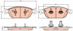 TRW Set Placute Frana, Frana Disc Gdb2113 Audi A6 C7/A7 (GDB2113)