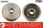 TRW Tambur Frana Db4081 Audi 50/80 B1/80 B2/Coupe B2 Seat Arosa/Cordoba/Ibiza Ii (DB4081)