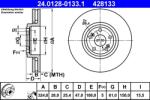 ATE Disc Frana 24.0128-0133.1 Renault Espace Iv/Vel Satis (24.0128-0133.1)