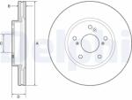 DELPHI Disc Frana Bg4785C Honda Accord Ix/Hr-V/Vezel