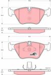 TRW Set Placute Frana, Frana Disc Gdb1577 Bmw 3/Z4 (GDB1577)