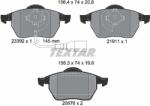 TEXTAR Set Placute Frana, Frana Disc 2339201 Audi A3/Tt Seat Ibiza Iii/Leon/Toledo Ii