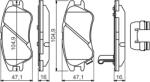 Bosch Set Placute Frana, Frana Disc 0986494630 Hyundai Atos Inokom Atos (0986494630)