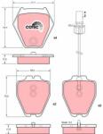 TRW Set Placute Frana, Frana Disc Gdb1381 Audi A4 B5/A6 C5/Allroad C5 Vw Passat B5